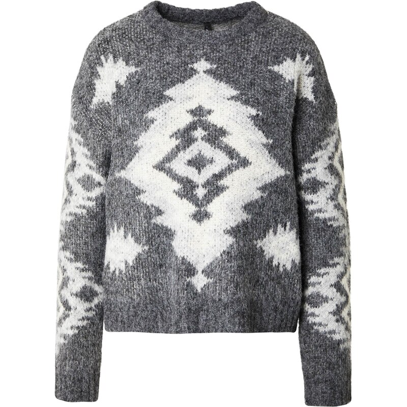 ONLY Sveter ONLAZU tmavosivá / biela 66258659