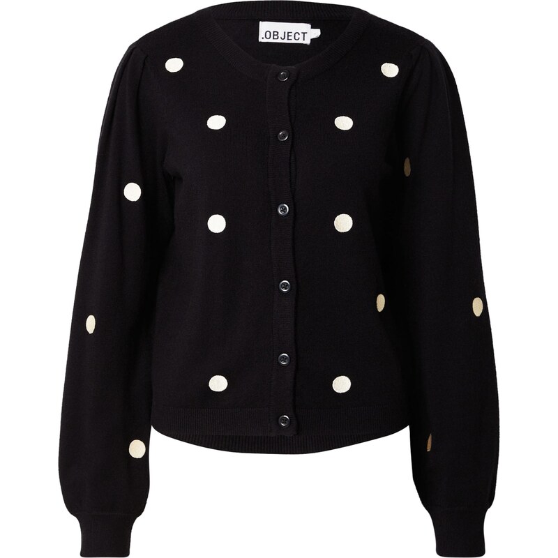 OBJECT Kardigán OBJTHESS zlatá / čierna 66258684