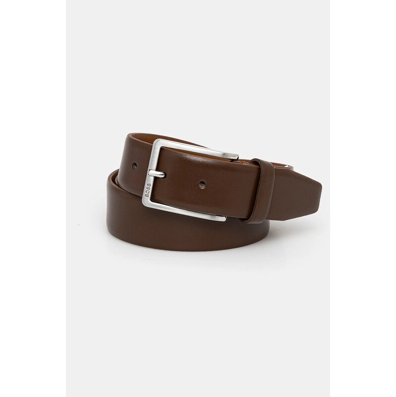 Kožený opasok BOSS Erman-L_Sz35 60361345