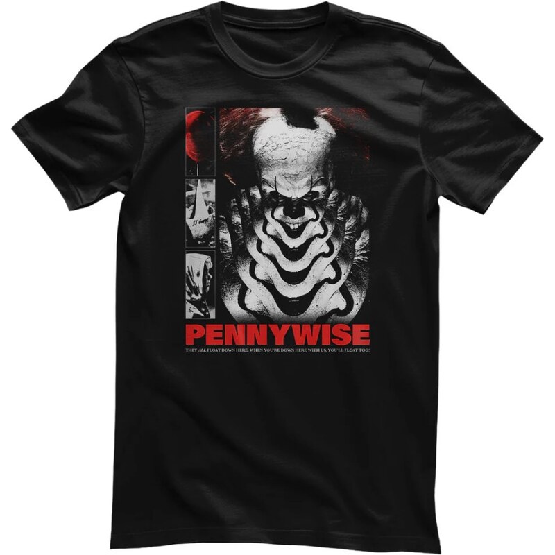 Hybris Stephen Kings IT - Pennywise They All Float (tričko) 66260807