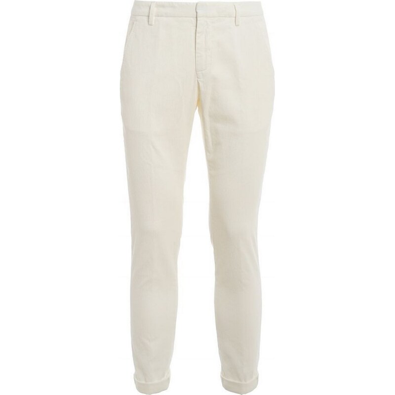Biele pánske chino nohavice Dondup 66806729