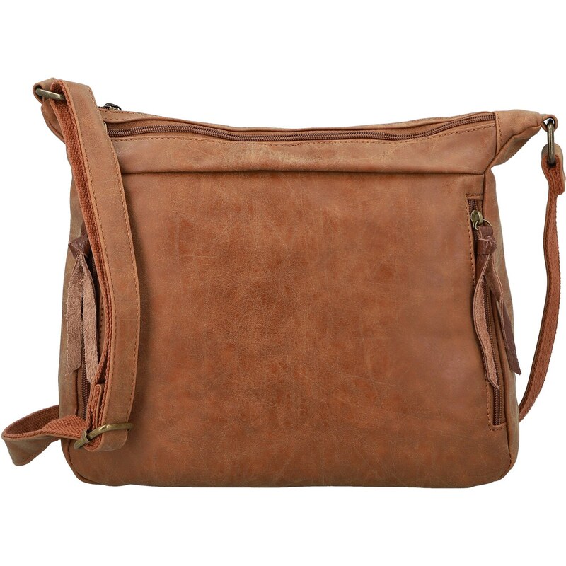Dámska crossbody kabelka hnedá - Firenze Egona hnedá 66382682