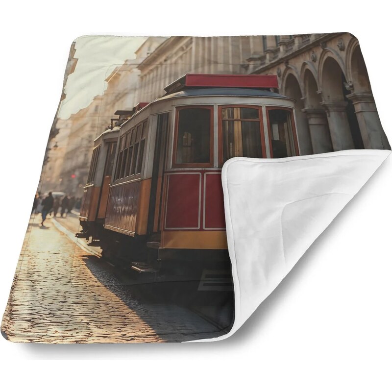 Sablio Deka pre bábätko Historická červená električka 62633535