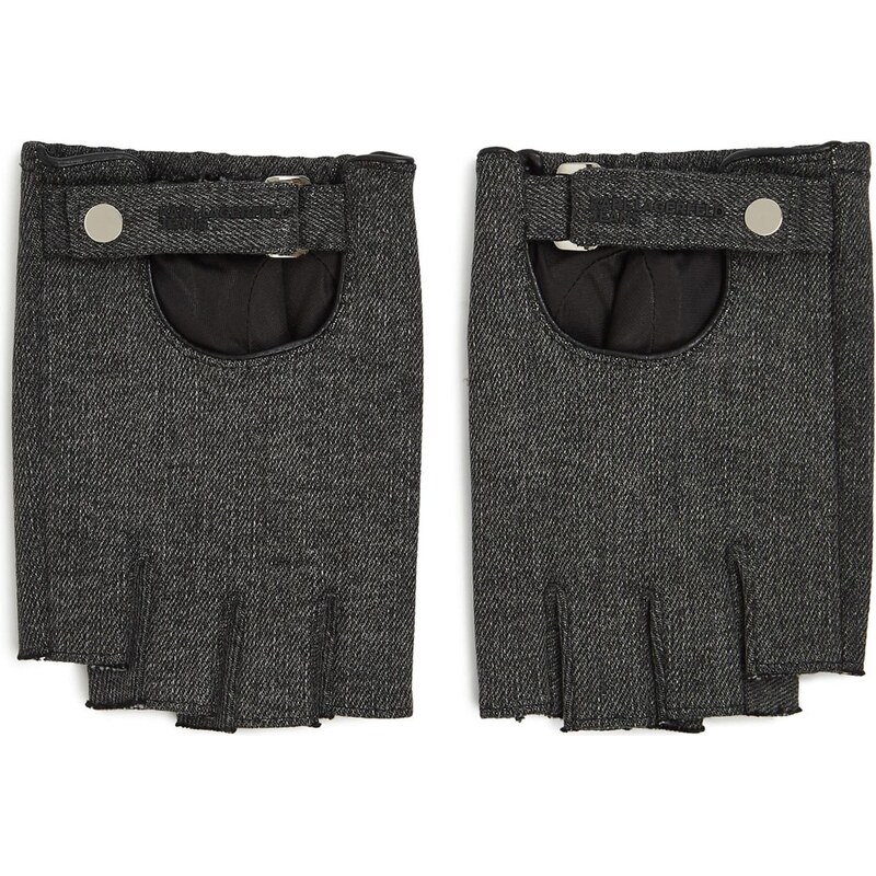 KARL LAGERFELD JEANS Rukavice bez prstov čierna 66263059