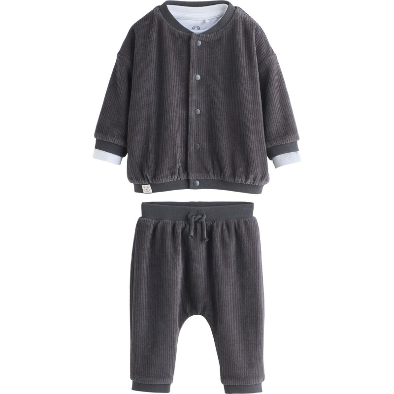 Next Set antracitová / biela 66263100