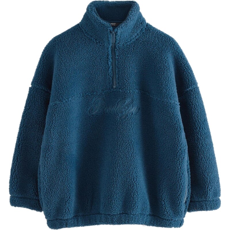 Next Flisová bunda námornícka modrá 66263134