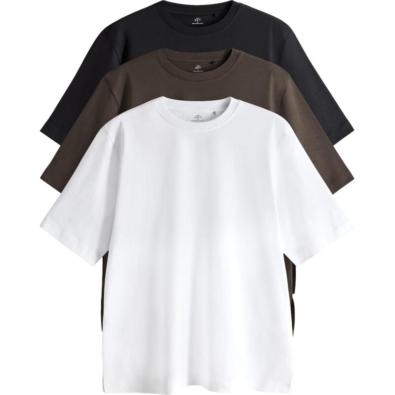 The Set Tričko čokoládová / čierna / biela 66263144