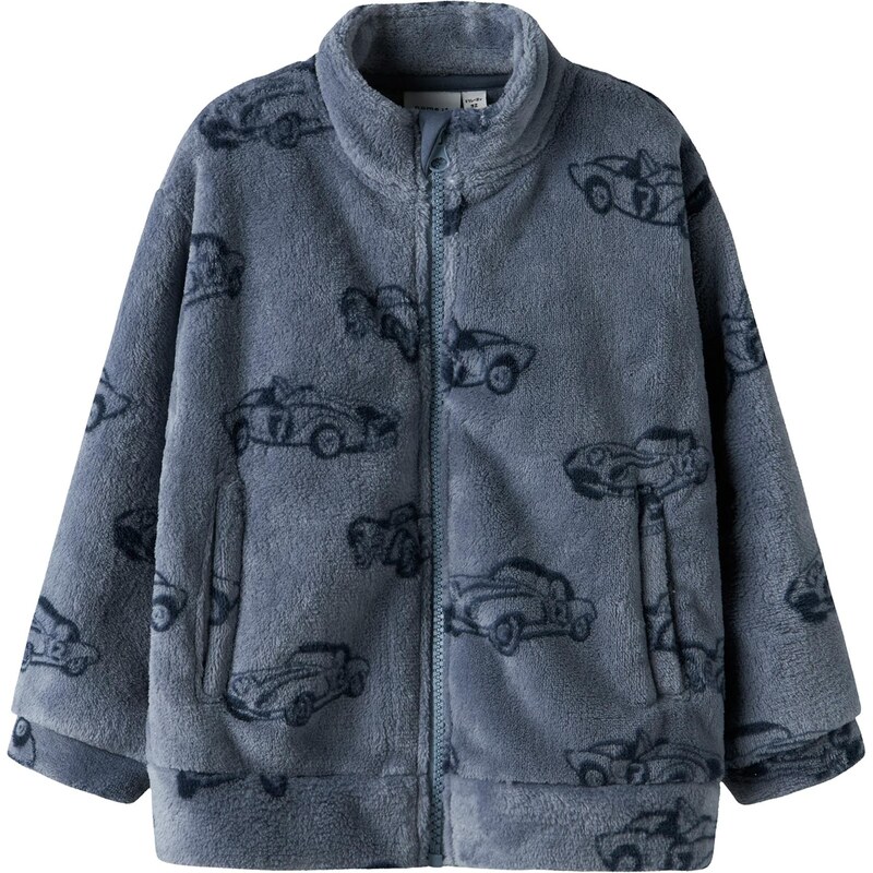 NAME IT Tepláková bunda NMMRICOLAJ námornícka modrá / tmavosivá 66263166