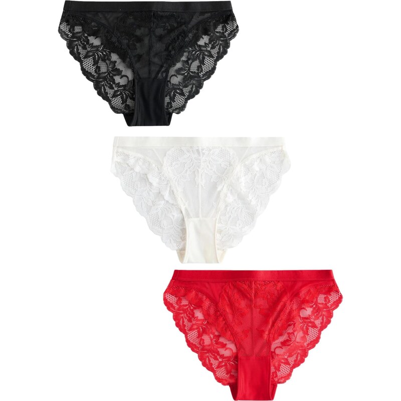 Next Nohavičky červená / čierna / biela 66263169