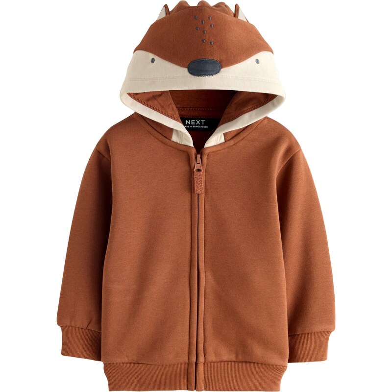 Next Tepláková bunda oranžová 66263170