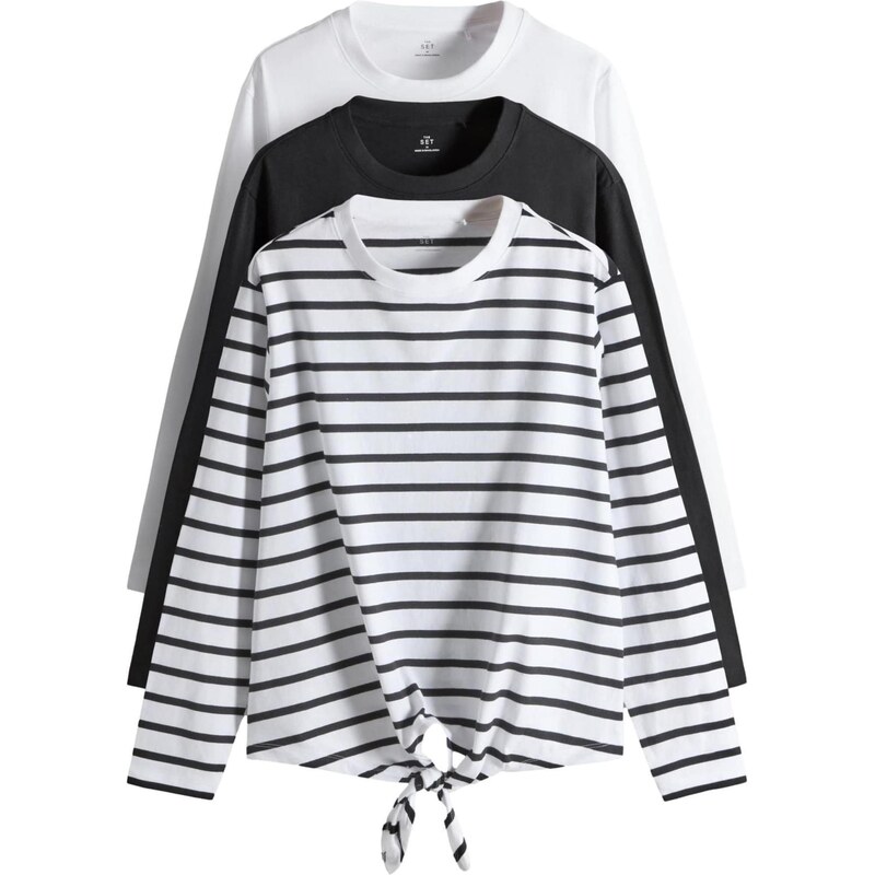 The Set Tričko čierna 66263224