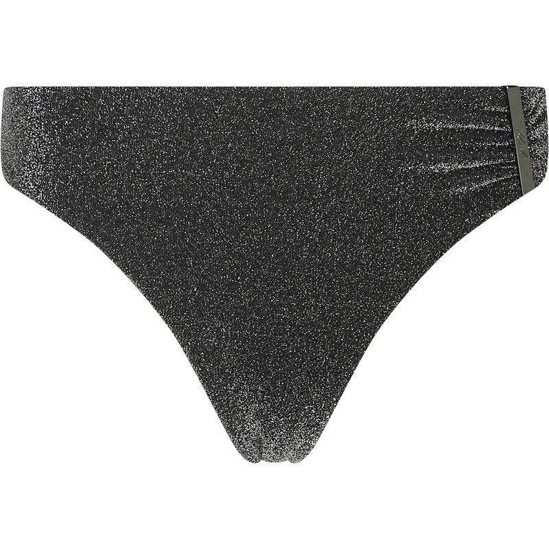 Karl Lagerfeld Bikinové nohavičky Metalic čierna 66263247