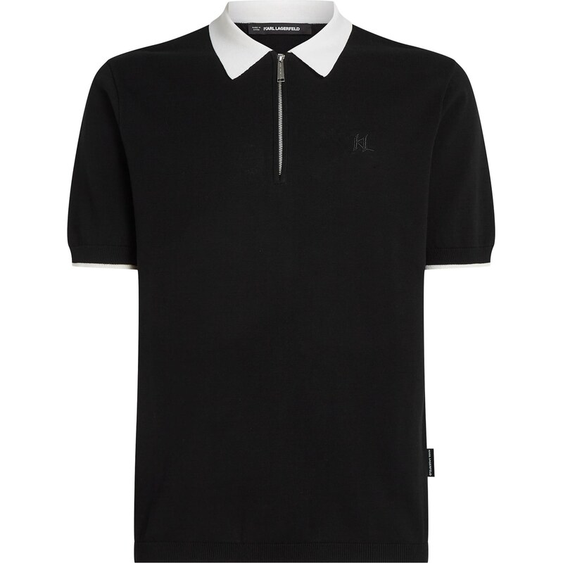Karl Lagerfeld Tričko čierna / prírodná biela 66263245