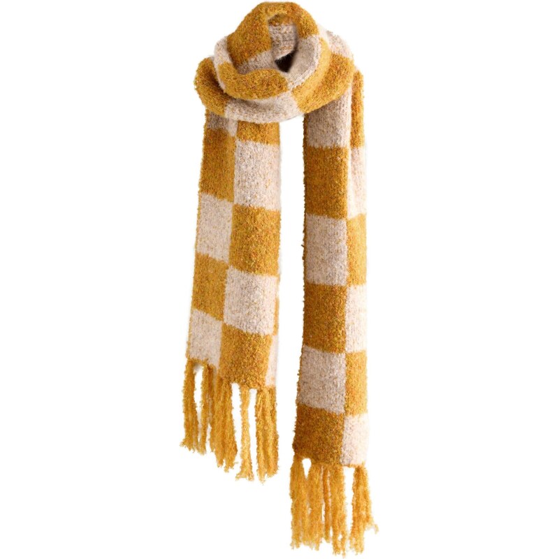 Next Šál medová / biela ako vlna 66263268