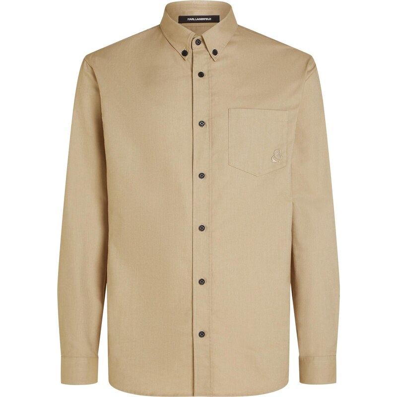 Karl Lagerfeld Košeľa svetlohnedá 66263271