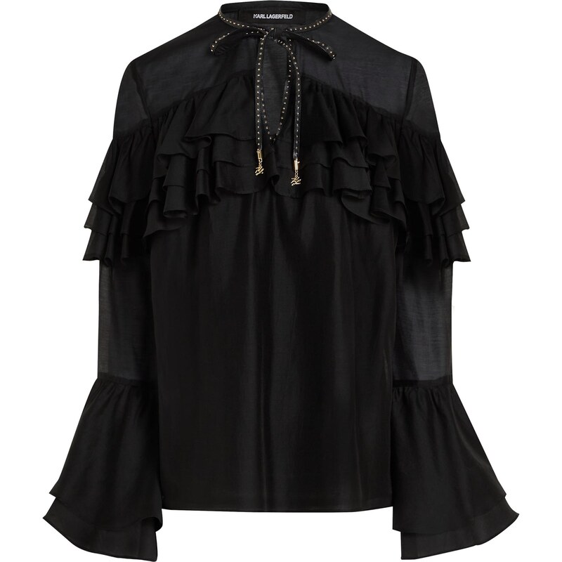 Karl Lagerfeld Blúzka čierna 66263293