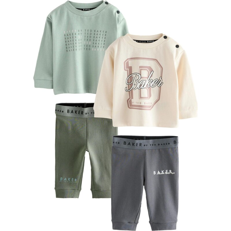 Baker by Ted Baker Set krémová / čadičová / mätová / tmavozelená 66263377