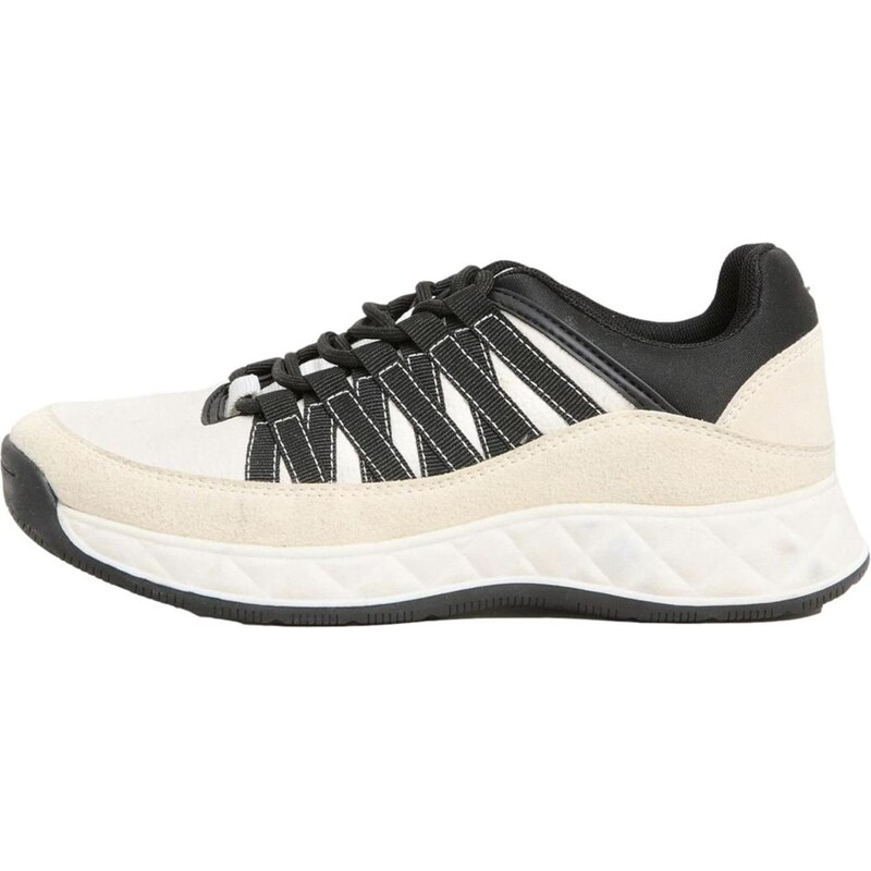 Lipsy Nízke tenisky krémová / čierna / biela 66263402