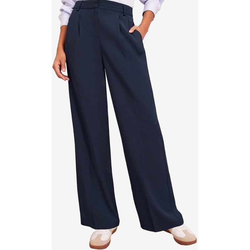 Friends Like These Plisované nohavice námornícka modrá 66263422