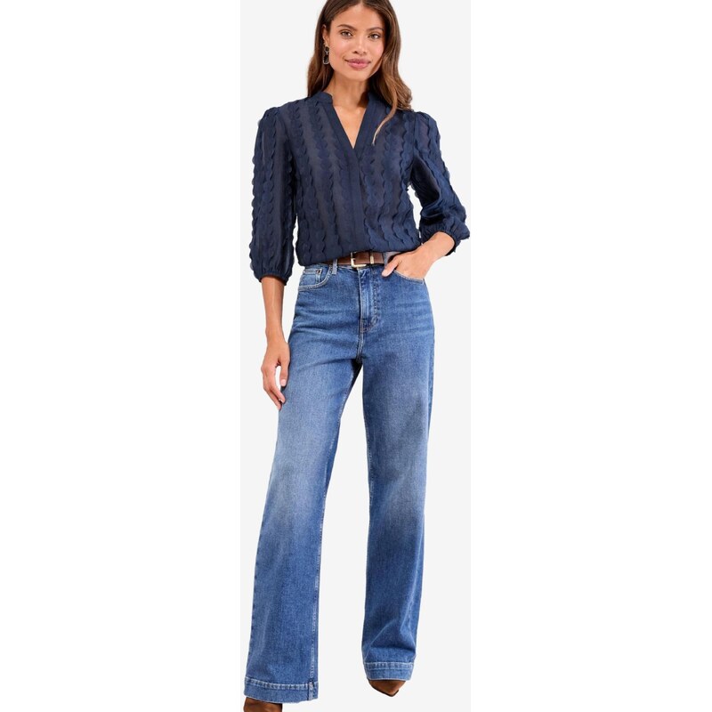 Lipsy Blúzka námornícka modrá 66263584