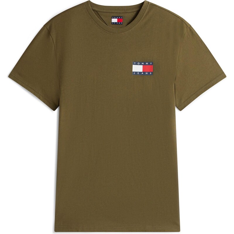 Tommy Jeans Tričko ESSENTIAL modrá / kaki / červená / biela 66263647