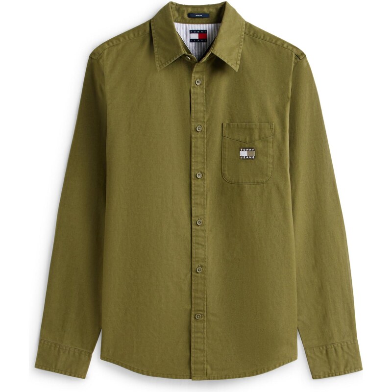 Tommy Jeans Košeľa kaki 66263729