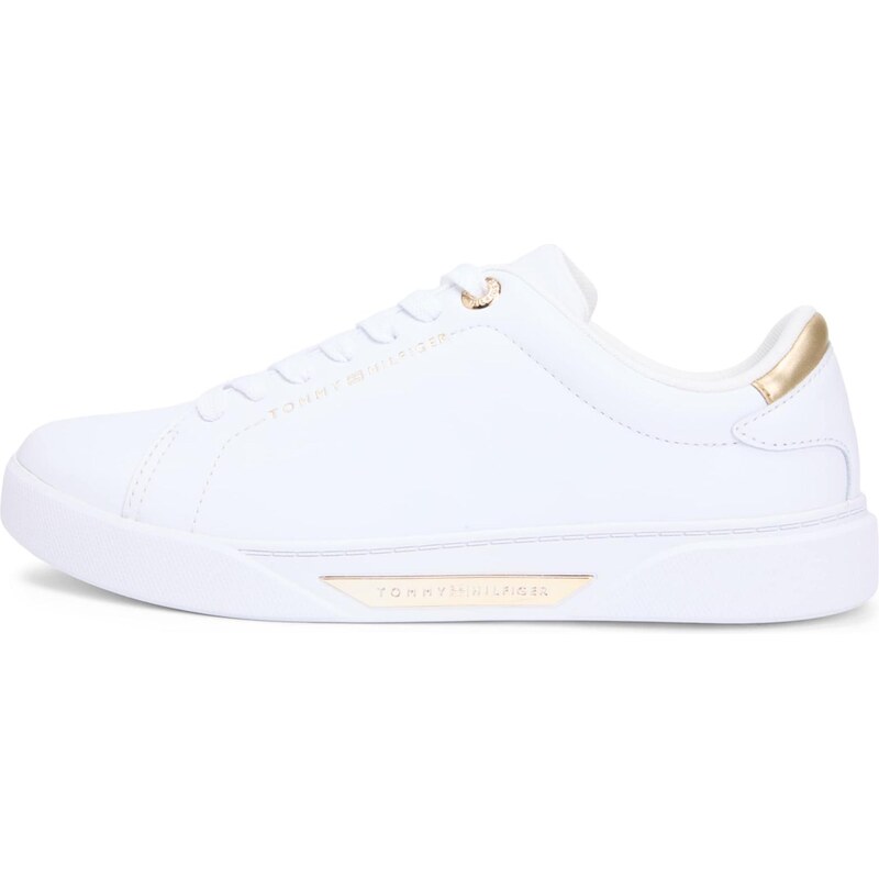 TOMMY HILFIGER Nízke tenisky ESSENTIAL zlatá / biela 66263811