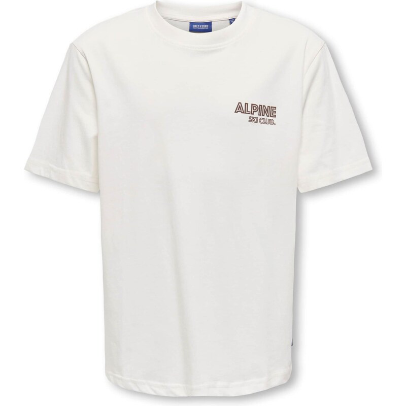 Only & Sons Junior Tričko OSJLARRY béžová / biela 66263897