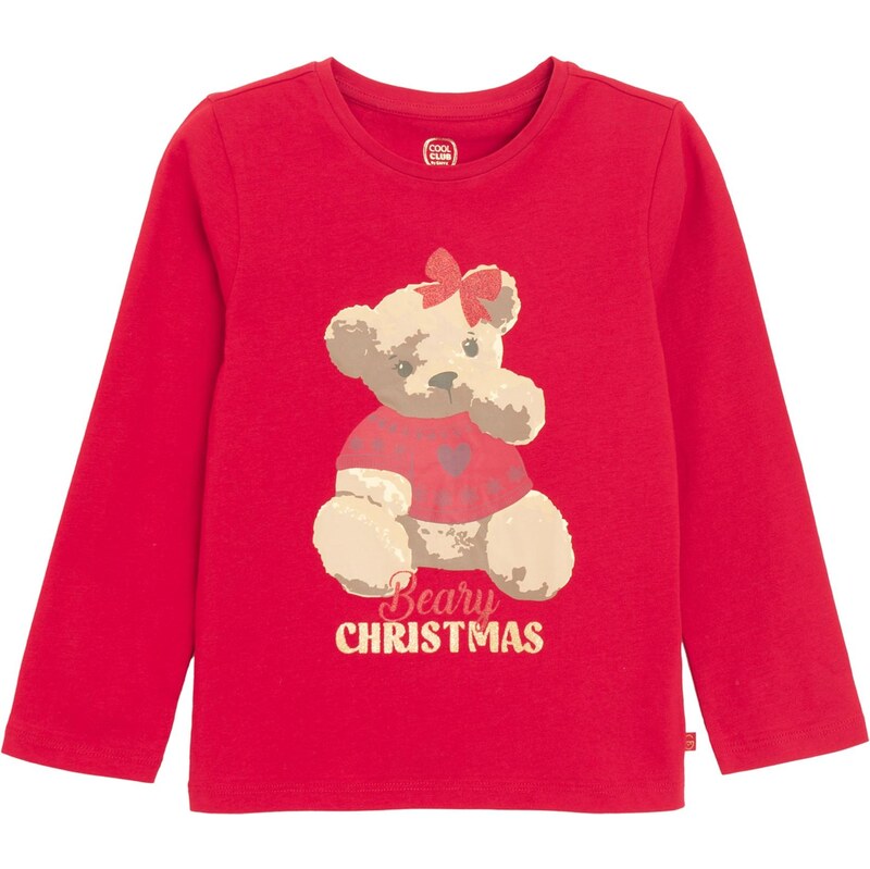 Cool Club Tričko béžová / červená 66263917