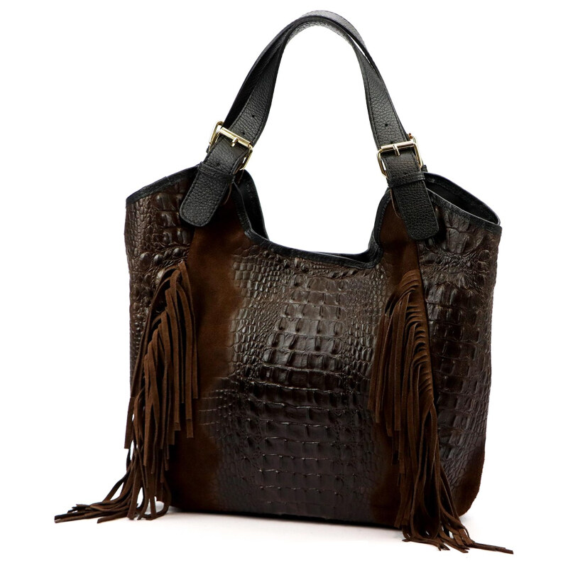 Kožená kabelka Luka hnedá KZ2259814 66269221