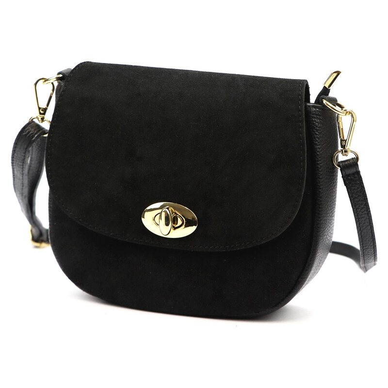 Kožená kabelka Luka čierna KZ2259821 66269248