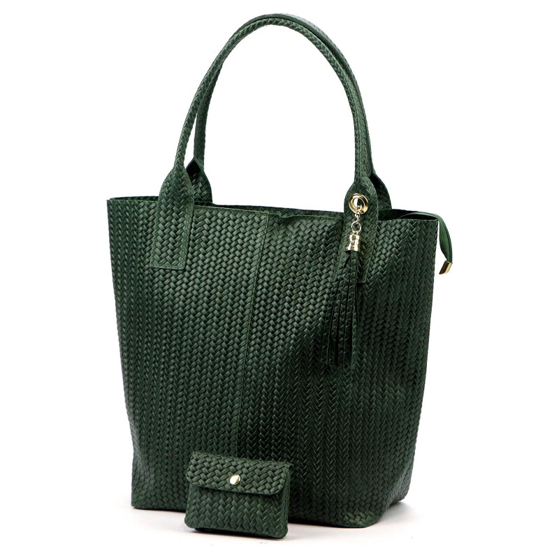 Kožená kabelka Luka zelená KZ2259732 66269261