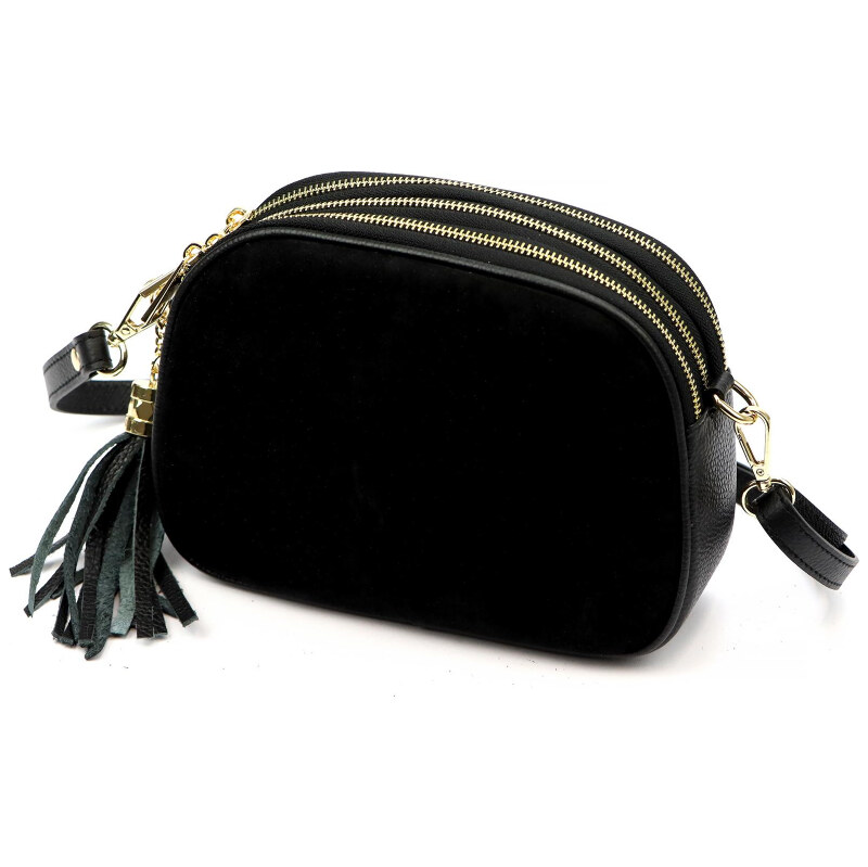 Kožená kabelka Luka čierna KZ2259719 66269268