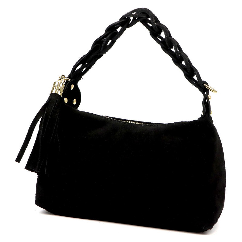 Kožená kabelka Luka čierna KZ2259601 66269293