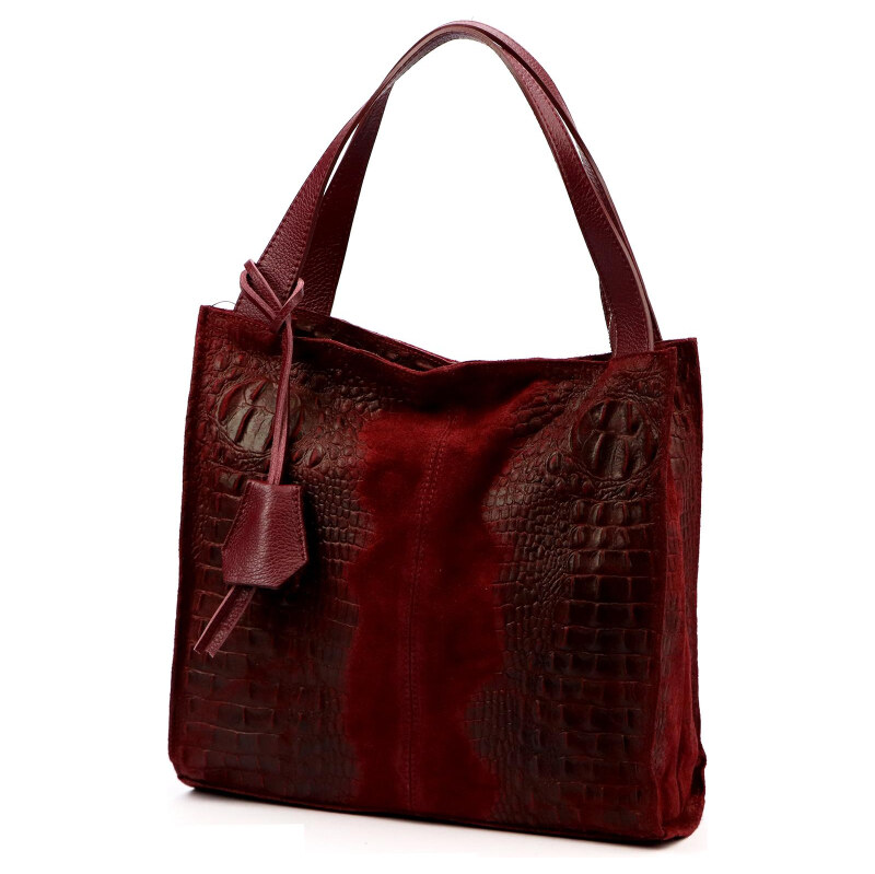 Kožená kabelka Luka vínová KZ2259635 66269299