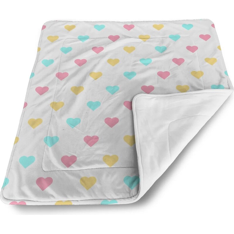 Sablio Deka pre bábätko Trojfarebné srdiečka 60375052