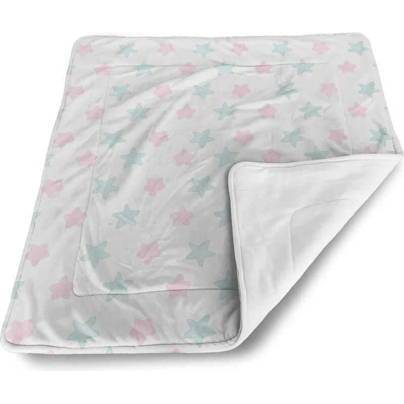 Sablio Deka pre bábätko Ružové a modré hviezdy 60375012