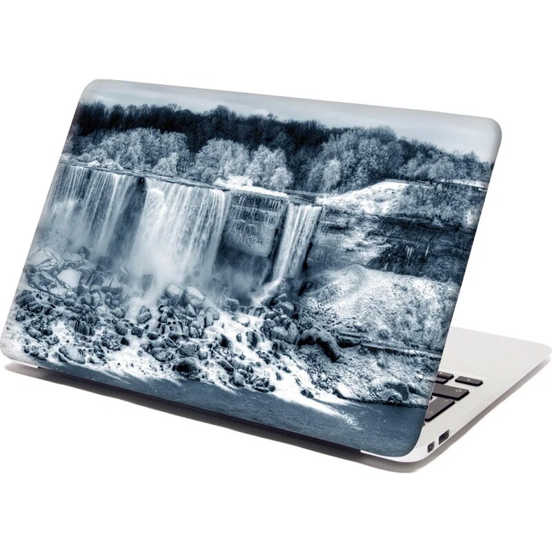 Sablio Samolepka na notebook Čierno-biely vodopád 65098635