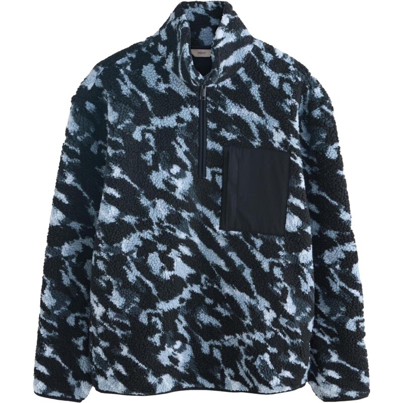 Next Flisová bunda námornícka modrá / svetlomodrá 66274620