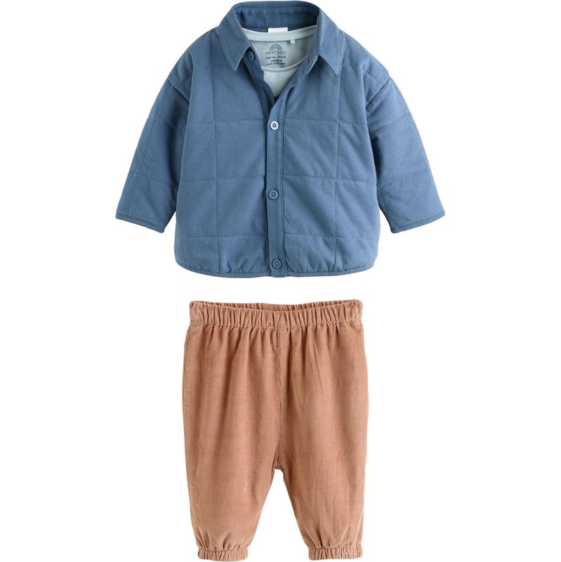 Next Set kráľovská modrá / nebesky modrá / tmavomodrá / karamelová 66274638