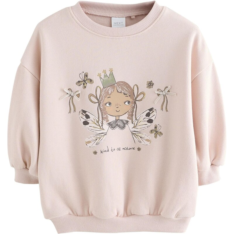 Next Mikina kaki / rosé / čierna 66274648