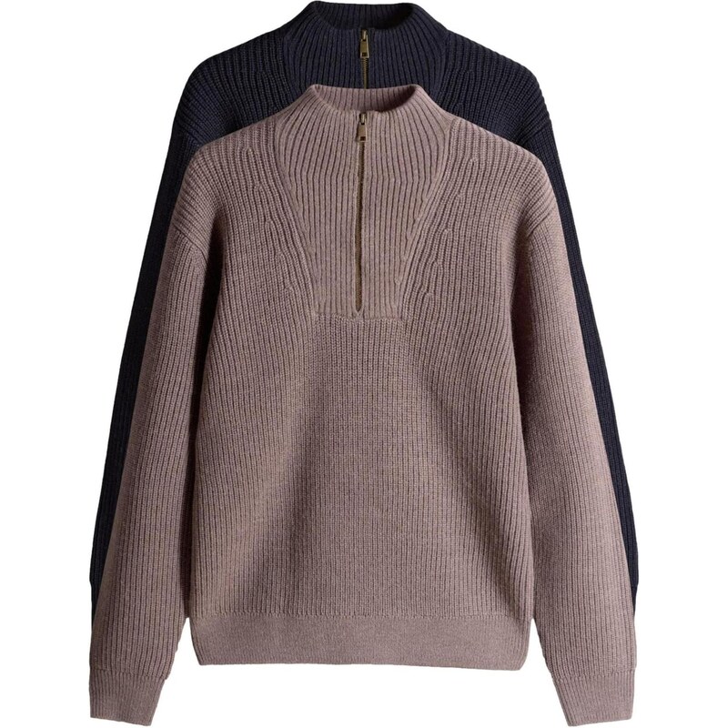 The Set Sveter námornícka modrá / farby bahna 66274676