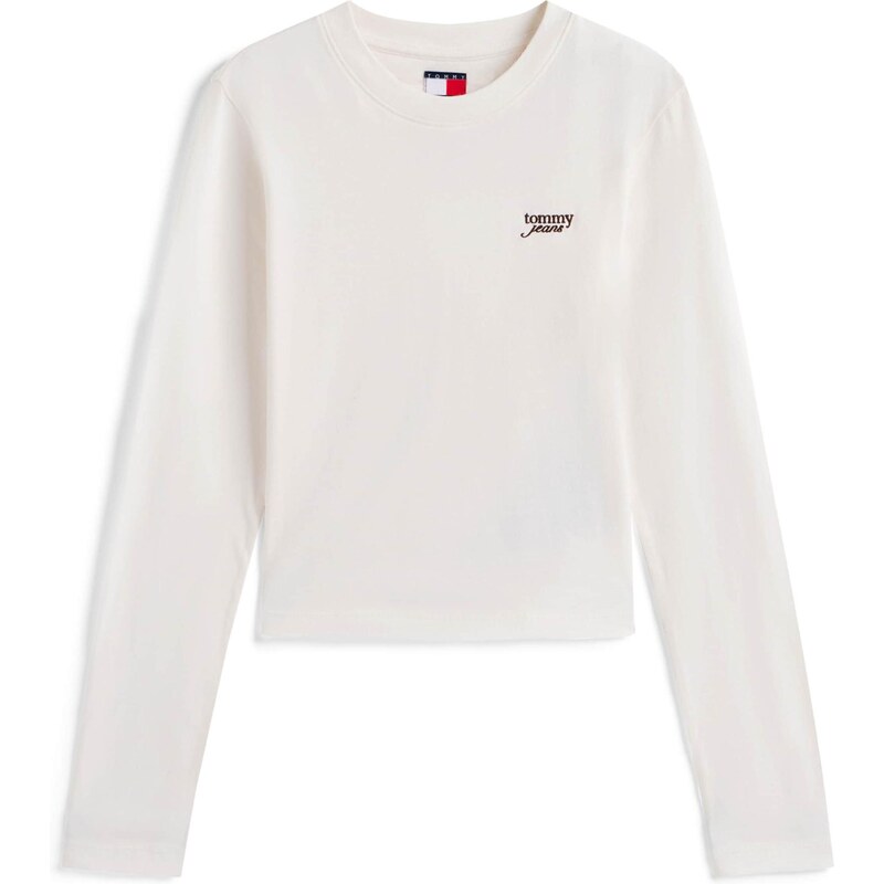 Tommy Jeans Tričko čokoládová / biela 66274772