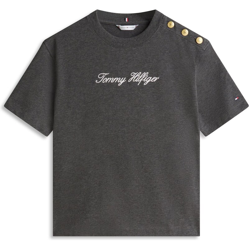 TOMMY HILFIGER Tričko sivá / biela 66274780