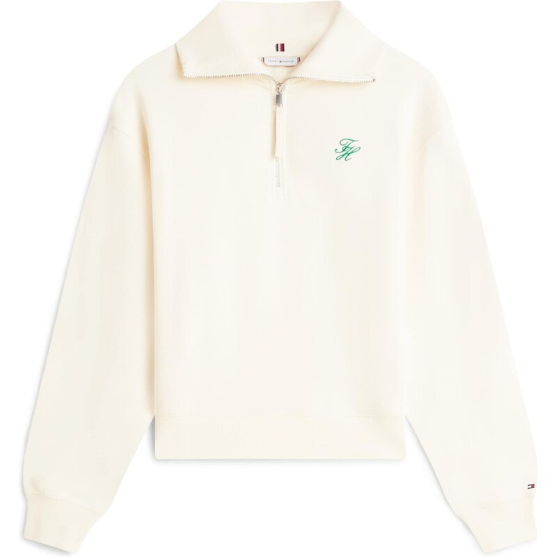 TOMMY HILFIGER Mikina svetlobéžová / zelená 66274783
