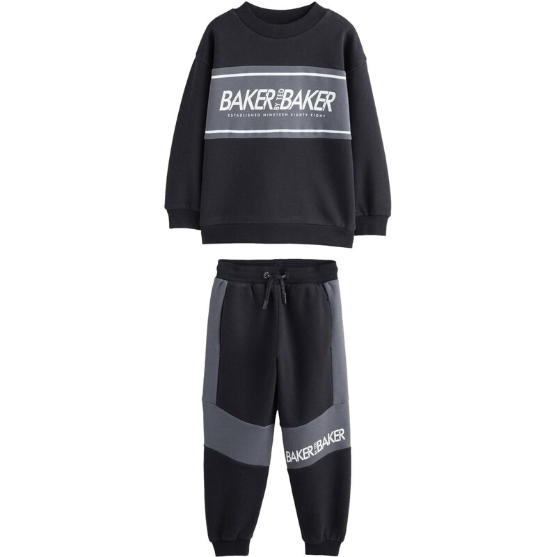 Baker by Ted Baker Joggingová súprava sivá / čierna / biela 66274672