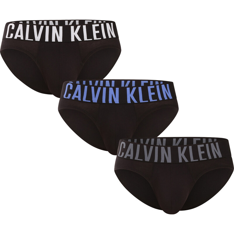 3PACK pánske slipy Calvin Klein čierné (NB3607A-ZDM) 66273199
