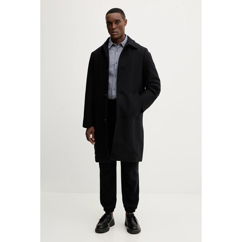 Kabát s prímesou vlny Armani Exchange 66276673