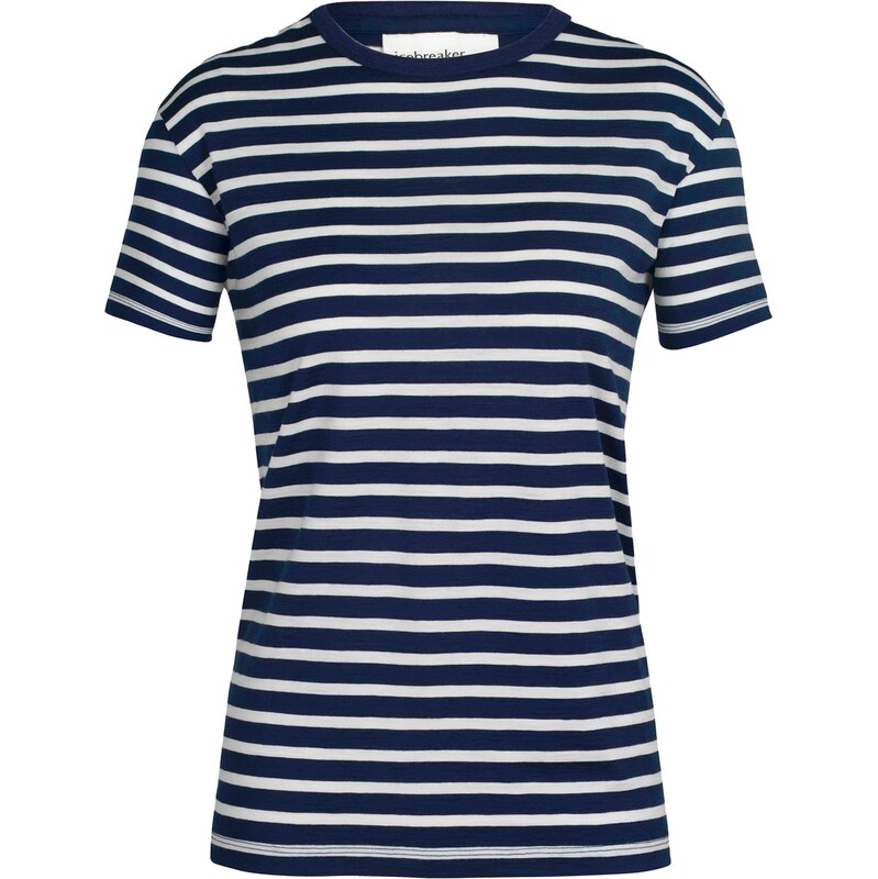 ICEBREAKER Funkčné tričko Granary námornícka modrá / biela 66294335