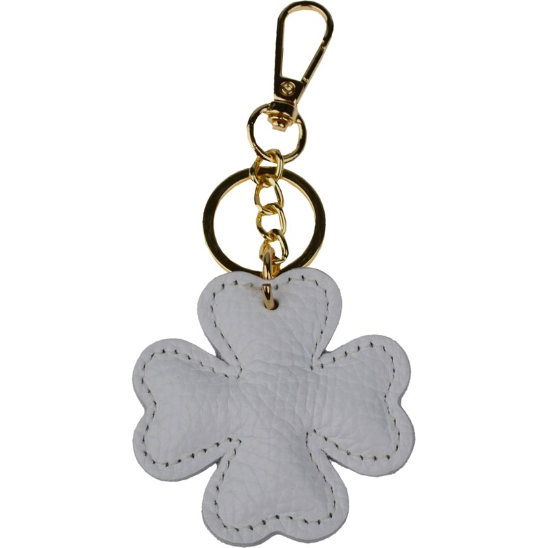 NovaKabelka.sk Kľúčenka Quadrifoglia Bianca 66293185